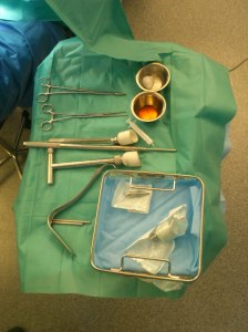 λαπαροσκοπική υστερεκτομή εργαλεία χειριστής